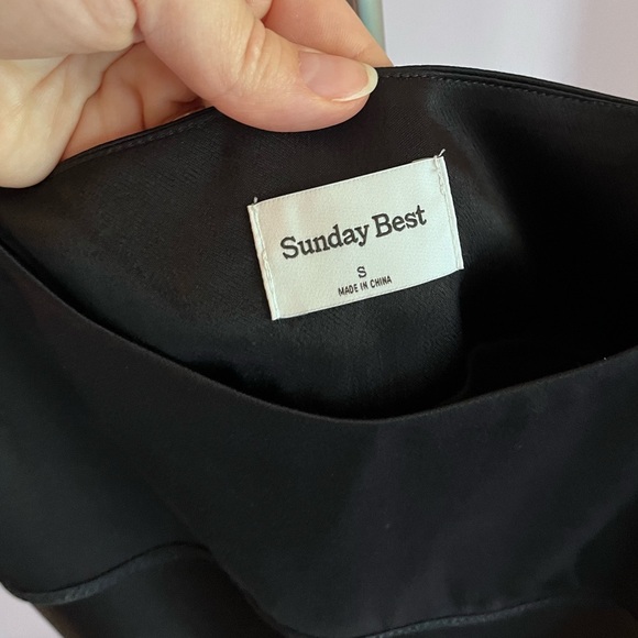 Sunday Best little black slip dress. Size small. - Picture 2 of 2